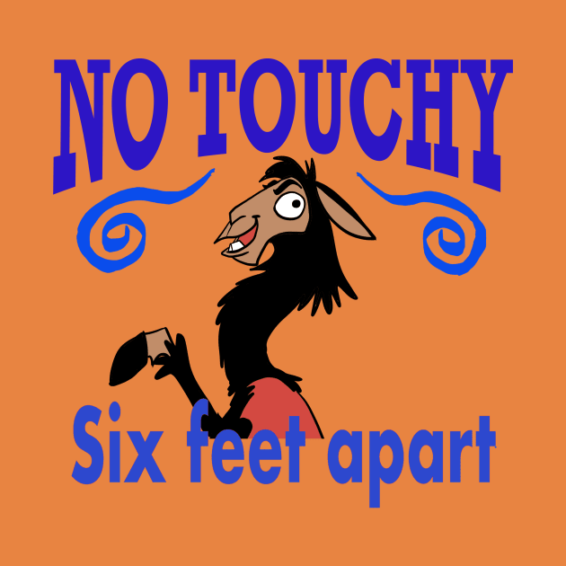 COVID 19- no touchy by wolfmanjaq