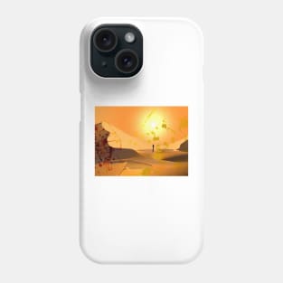 Alone in the Desert Phone Case