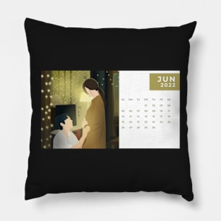 Calendar 2022 June with Korean Dramas Pillow