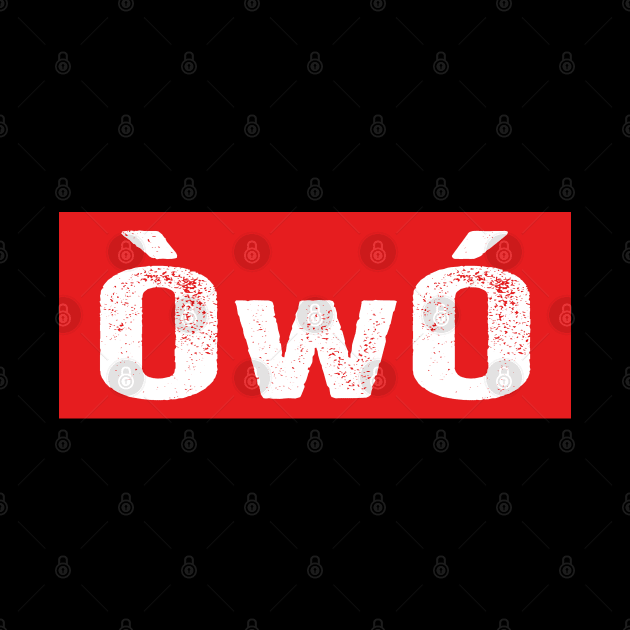 ÒwÓ OwO Emoticon Emoji Funny Original by Mas To