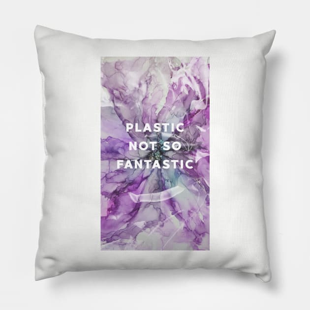 Plastic pollution Pillow by Mohita--Garg