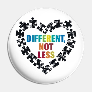 Different Not less | Motivational quotes Pin