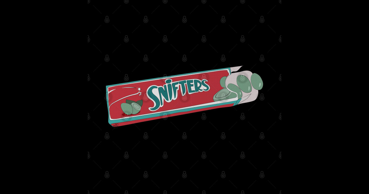 Hand Drawn New Zealand Lollies Snifters New Zealand Sticker
