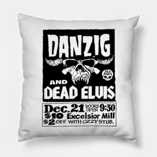 Danzig and Dead Elvis Pillow