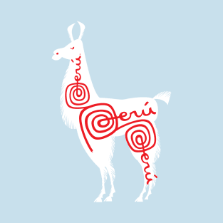 Peru Alpaca White T-Shirt