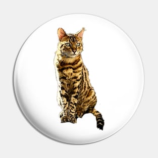 Bengal Cat (male) Pin