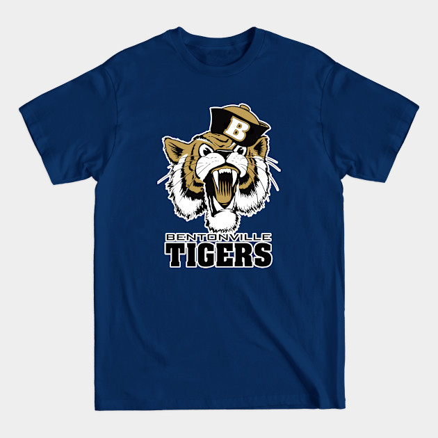 Discover Bentonville High School Tiger Mascot - Arkansas - Vintage - Bentonville High School - T-Shirt