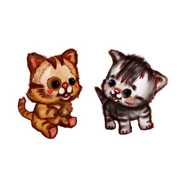 kittens by Artofokan