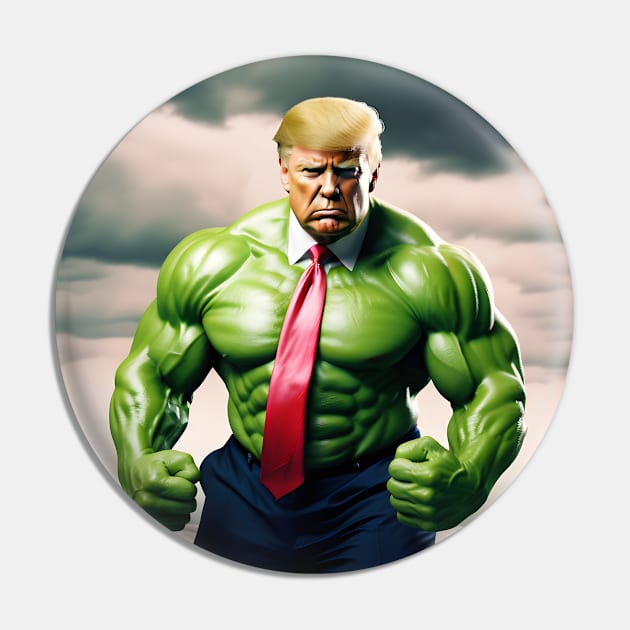 The Incredible Trump (Parody Design) Pin by StudioX27