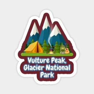 Vulture Peak, Glacier National Park Magnet