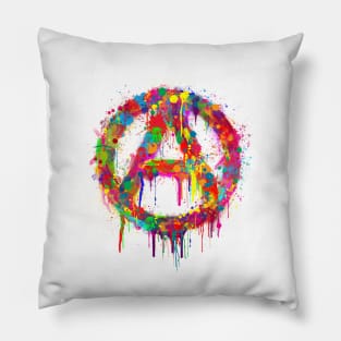 Anarchy Splat Pillow