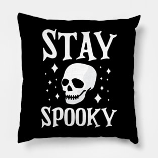 Stay Spooky Funny Hallowen T-Shirt Pillow