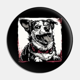 Retro Art Sarabi Dog Lover Pin