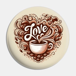 Coffee Love II Pin