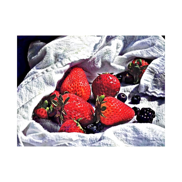 Food - Ripe Strawberries by SusanSavad