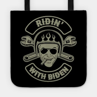 Ridin' With Biden Motorcycle Biker Club - Biden 2020 Tote