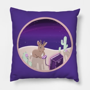 Modern Cryptids: Jackalope Gamer Pillow