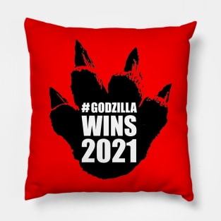 godzilla wins 2021 Pillow