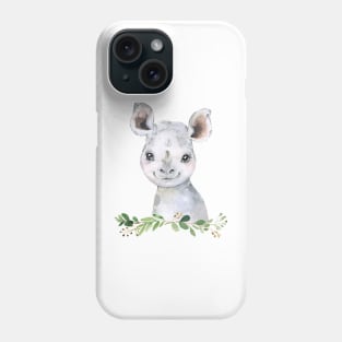Cute Baby Rhino Phone Case