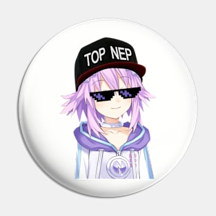 Hyperdimension Neptunia Top Nep Pin