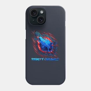 Trinity Crasher fury a Cool Red and blue full Wolf Phone Case