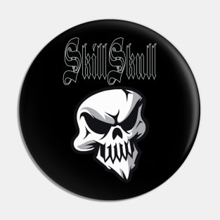 Skill Skull Pin