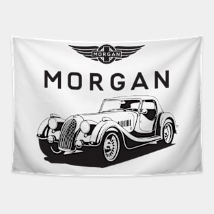 Morgan Utomotive Car Tribute  - Car Lover Design - Retro Vintage Tapestry