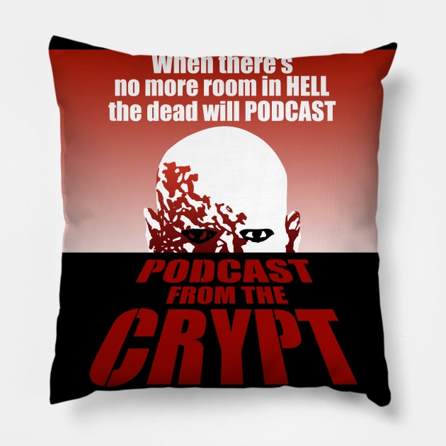 Dawn Of The Dead Pillow by PodcastFromTheCrypt