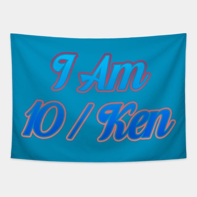 Copy of I Am 10/Ken (Inverted): A Barbie Inspired Design Tapestry by McNerdic