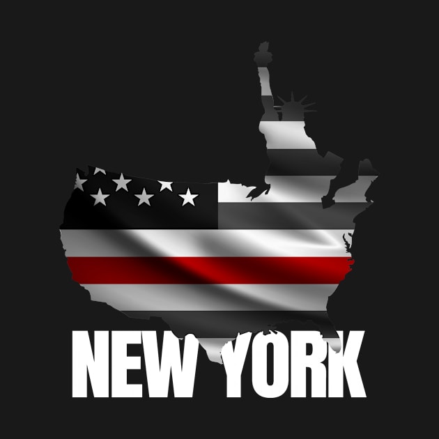 'New York City USA Flag NY' New York City Gift by ourwackyhome