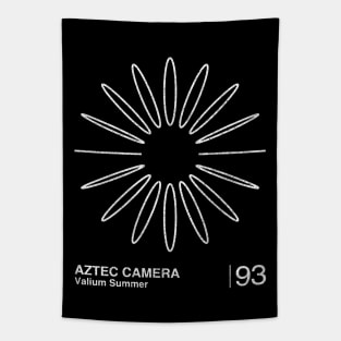 Aztec Camera / Minimalist Graphic Artwork Design Tapestry