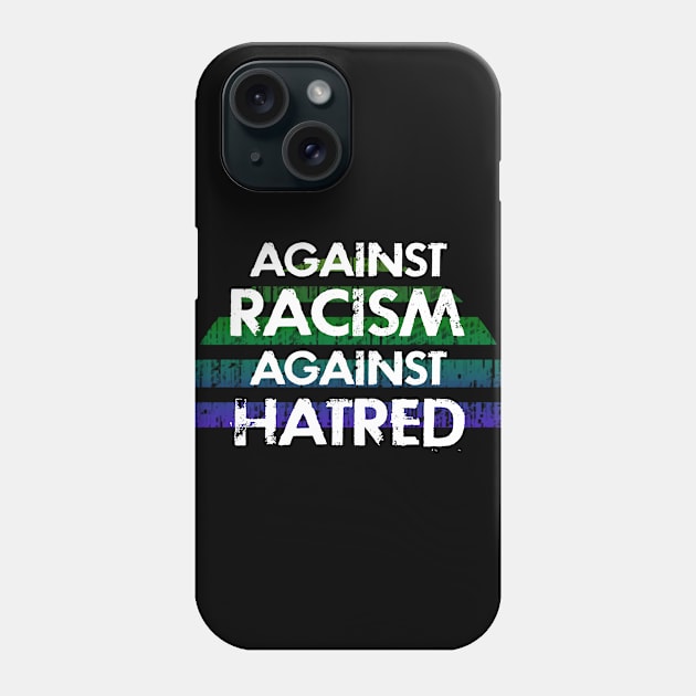 Against racism, hatred. Don't turn your back. We all bleed the same color. Silence is violence. End white supremacy. Anti-racist. Stop police brutality. Black lives matter. Racial inequality. Phone Case by IvyArtistic