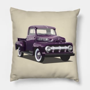 1952 Ford F100 Pickup Truck Pillow