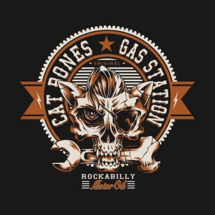 Cat bones gas station T-Shirt