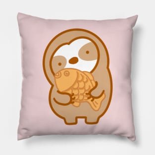 Cute Taiyaki Sloth Pillow