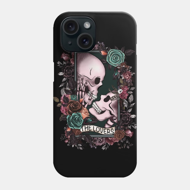 the lovers skeleton Phone Case by Ballari