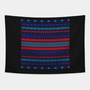 Stripe ethnic Aztec pattern Tapestry