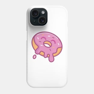 Cute cartoon donut character Phone Case