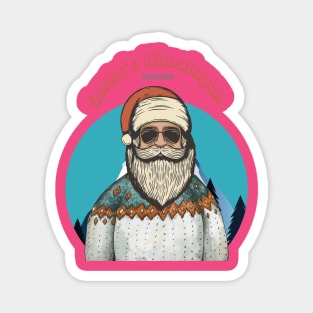 Santa’s Himalayan Vacation Magnet