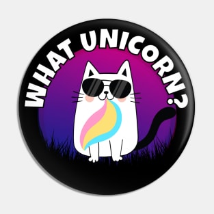 What Unicorn Nuaghty Cat Pin