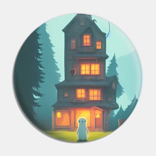 Little ghost's haunted house Pin