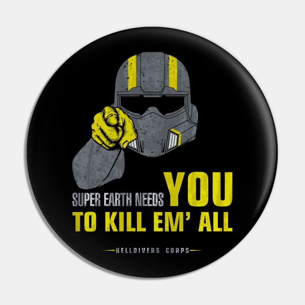 Kill Em' All Pin by Absoluttees