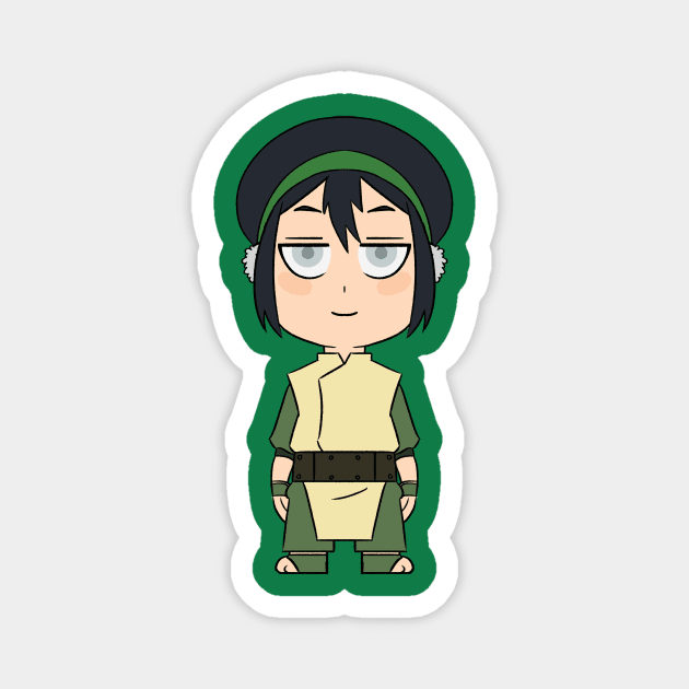 Avatar - Toph graphic Magnet by Canoodle_Doodles