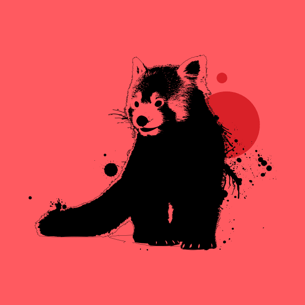 Red Panda by Ikographik