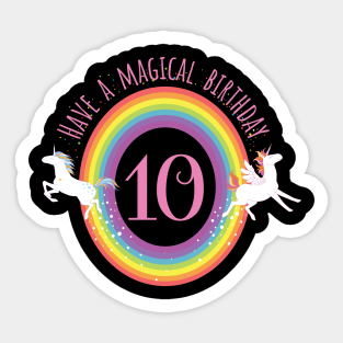 10th Birthday Party Decorations Stickers Teepublic - girl roblox party in 2019 birthday parties birthday 9th