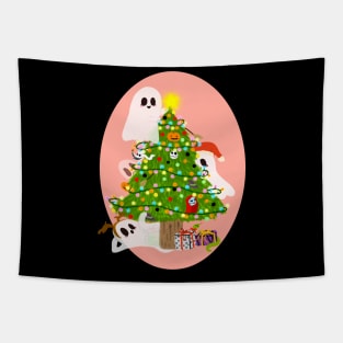 Halloween and Christmas Tapestry