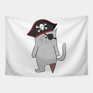 Cat Pirate- Gift For Cat Lovers Tapestry