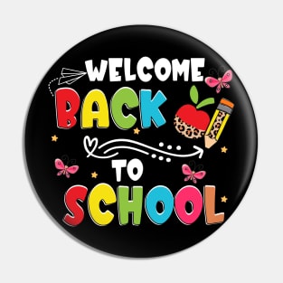 Welcome Back To School First Day Of School Teachers Students Pin