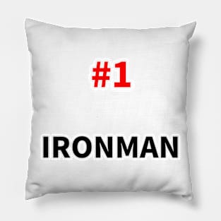 number one ironman Pillow