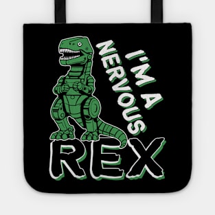 Disney Pixar Toy Story I'm A Nervous Rex Retro Portrait Tote